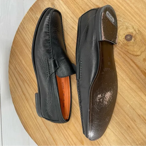 Santoni Calfskin Loafers Size 10.5