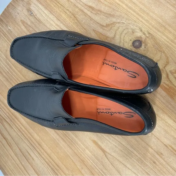 Santoni Calfskin Loafers Size 10.5