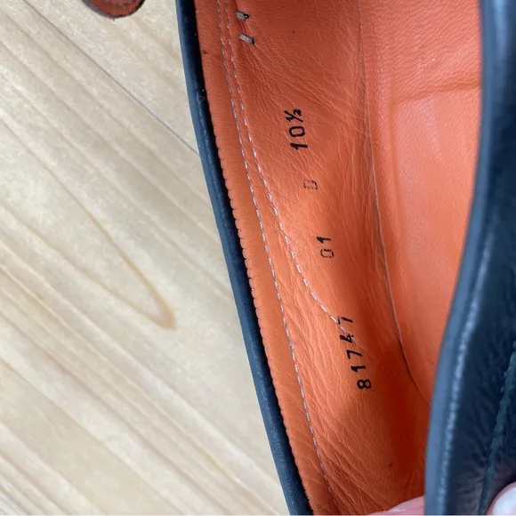 Santoni Calfskin Loafers Size 10.5