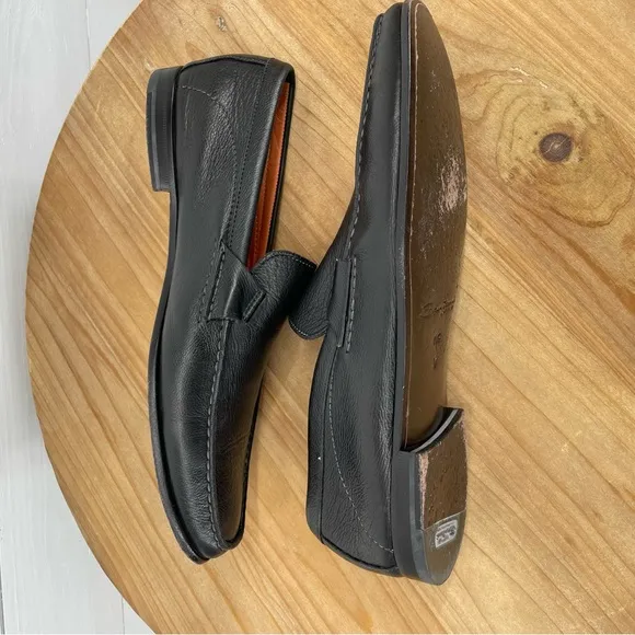 Santoni Calfskin Loafers Size 10.5