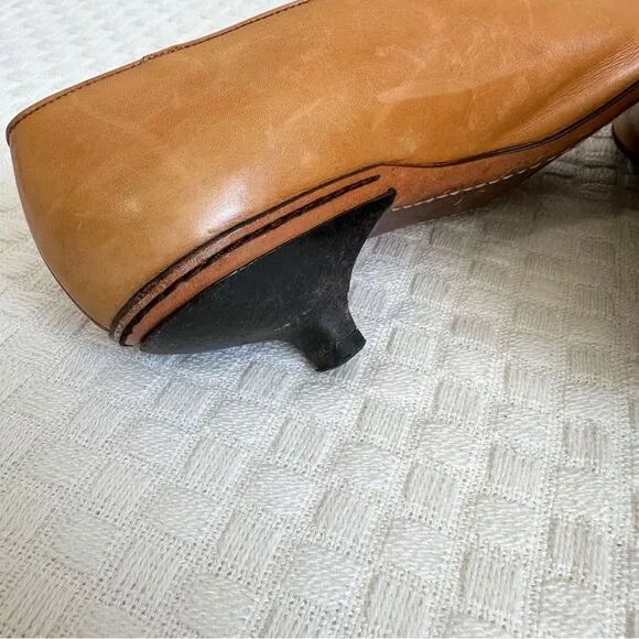 Santoni Made in Italy Leather Loafers Womens Size 9