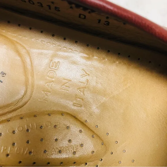 Santoni Tasseled Whipstitched Loafers Italy