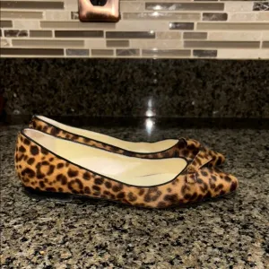 Sarah Flint Leopard Print Women's Flats