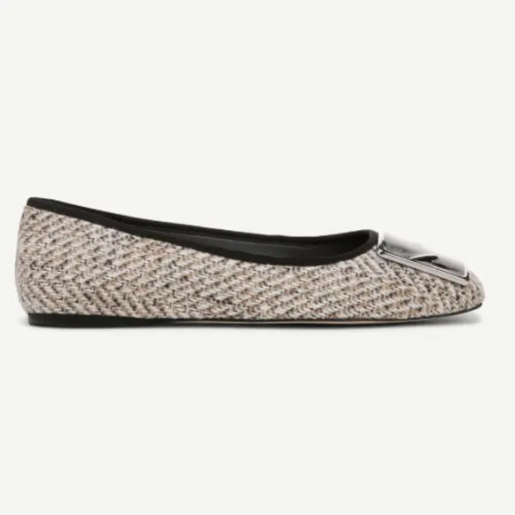 SARTO by Franco Sarto Flexa Amaya 3 Ballet Flats  in Black Multi Tweed 252
