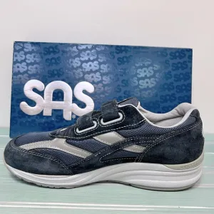 SAS Journey Mesh Blue Suede Sneakers