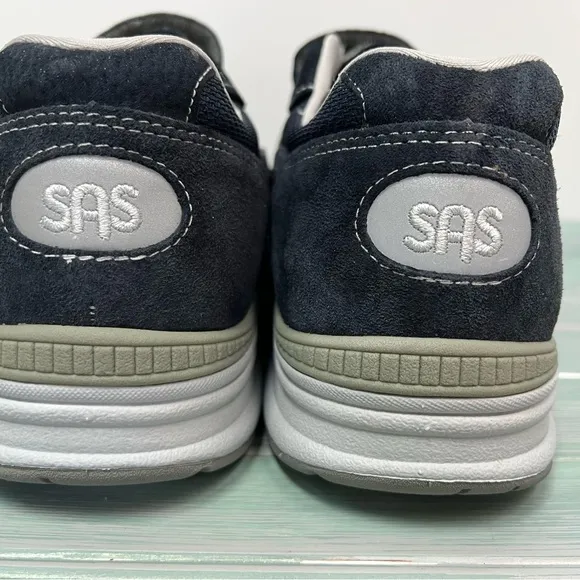 SAS Journey Mesh Blue Suede Sneakers