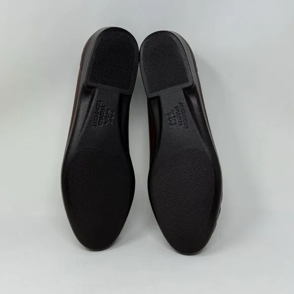 SAS Savvy Loafers Womens 7.5 N Narrow Brown Leather Casual Office Slip On Shoes