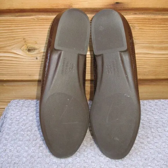 SAS Simplify Croc Embossed Comfort Loafers NARROW