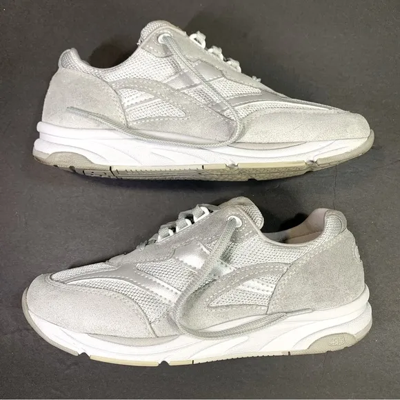 SAS Tour Mesh Grey Suede Sneakers Shoe Size- 8