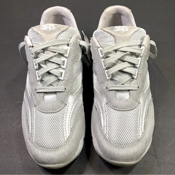 SAS Tour Mesh Grey Suede Sneakers Shoe Size- 8