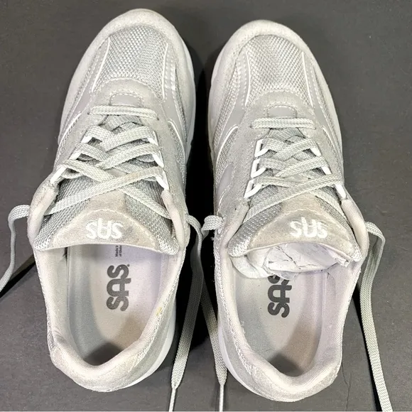 SAS Tour Mesh Grey Suede Sneakers Shoe Size- 8