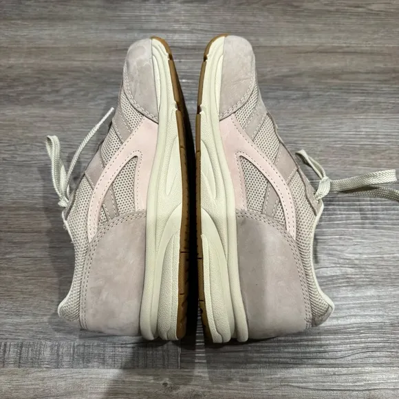 SAS Tour Mesh Taupe Pink Suede Comfort Ortho Walking Sneakers