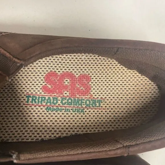 SAS Tripod Comfort Flats Loafers Brown Size 9
