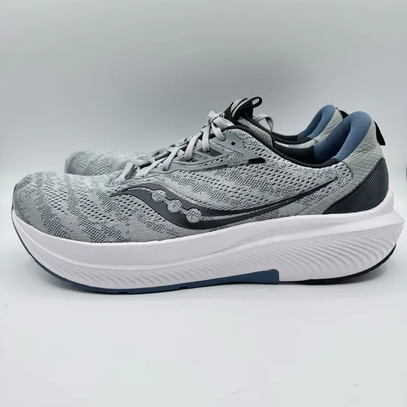 Saucony Echelon 9 Fossil Murk Road Running Sneakers Men’s Size 12.5 Wide