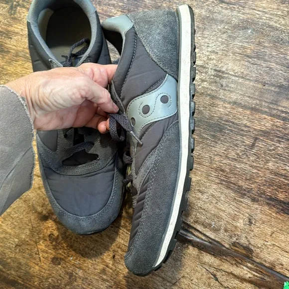 Saucony Men Sneakers, Grey on grey size14(S2866-169) sneakers jazz low pro