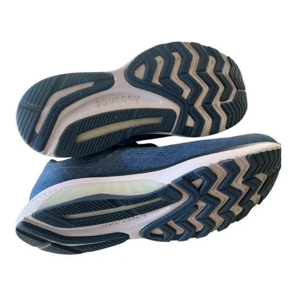 Saucony Storm Frost Ride 14 Blue and Black Men's Sneakers Size 10.5