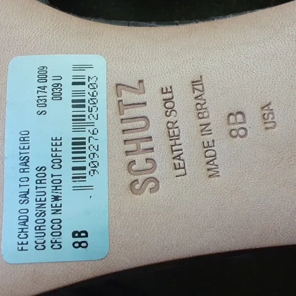 Schutz Leather Sandals