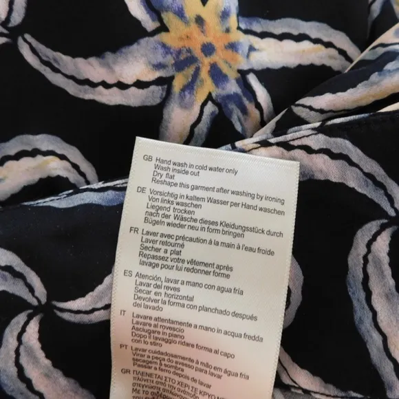 SCOTCH &amp; SODA Maison Scotch Black Starfish Sun Ray Printed Belted Shorts Large