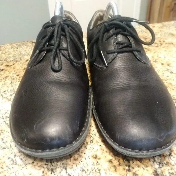Sebago Valencia Black Men’s Lace Up Leather Oxford Loafers 822075 Sz 9.5 M