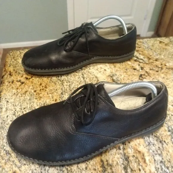 Sebago Valencia Black Men’s Lace Up Leather Oxford Loafers 822075 Sz 9.5 M