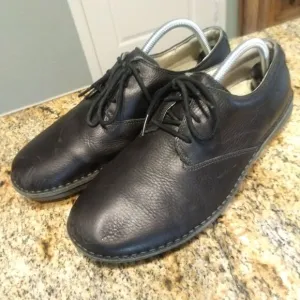 Sebago Valencia Black Men’s Lace Up Leather Oxford Loafers 822075 Sz 9.5 M