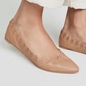 See by Chloe Women's Pointed-Toe Ballet Flats Open