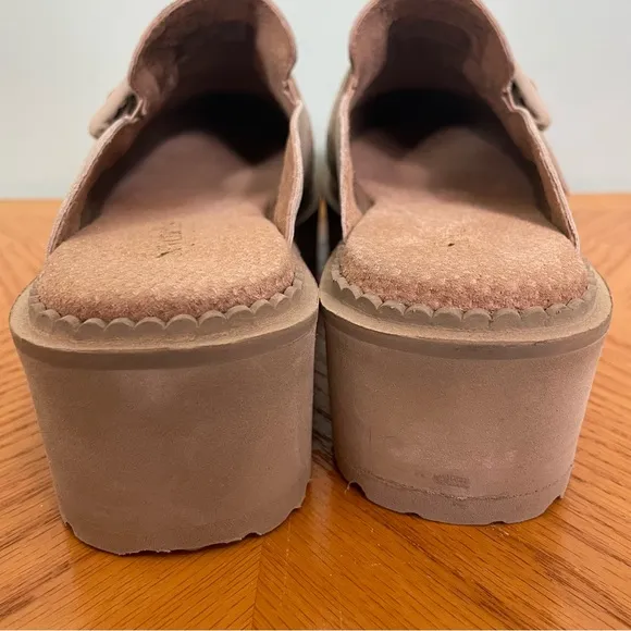 Seychelles Come Together Platform Mule Color Sand Size 8 Slip On Clogs