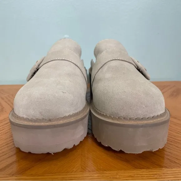 Seychelles Come Together Platform Mule Color Sand Size 8 Slip On Clogs
