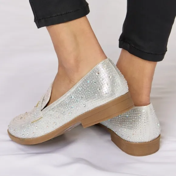 Shimmer Step Point Loafers