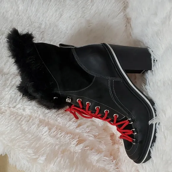 Sigerson Morrison Faux Fur Lined Women's Boots Size 39 EU/US Size 9