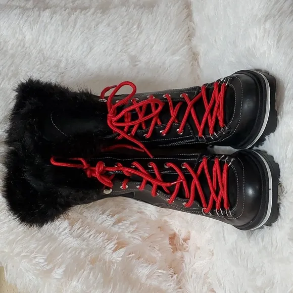 Sigerson Morrison Faux Fur Lined Women's Boots Size 39 EU/US Size 9