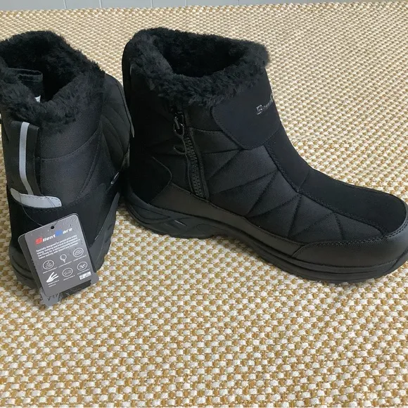 SILENTCARE Men’s warm snow ,waterproof shoes. Anti slip size 11.5 NWT