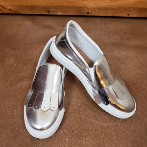 Silver Slip-on Sneakers Henderson Baracco