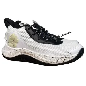 Size 7Y Under Armour Curry 3Z7 GS / 8.5 Wns White Black 3026623-100 New Youth