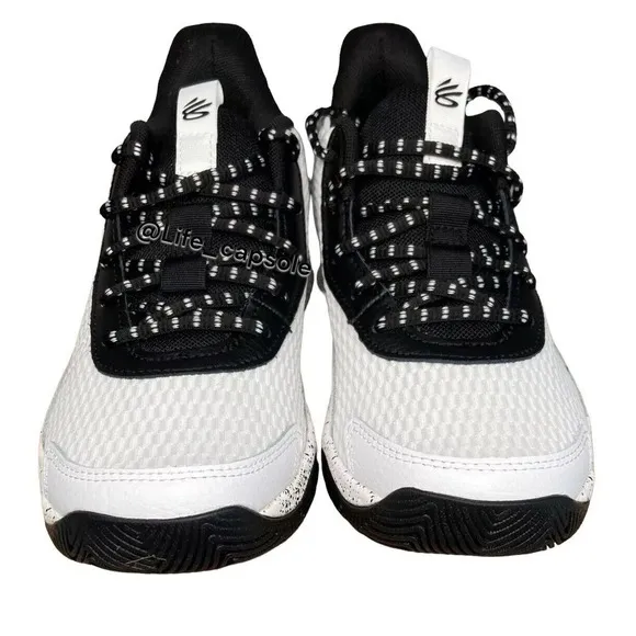 Size 7Y Under Armour Curry 3Z7 GS / 8.5 Wns White Black 3026623-100 New Youth