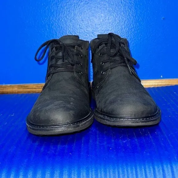 Size 9.5- Men’s ECCO Shock Point Waterproof Black Chukka Ankle Boots EU 43 NEW
