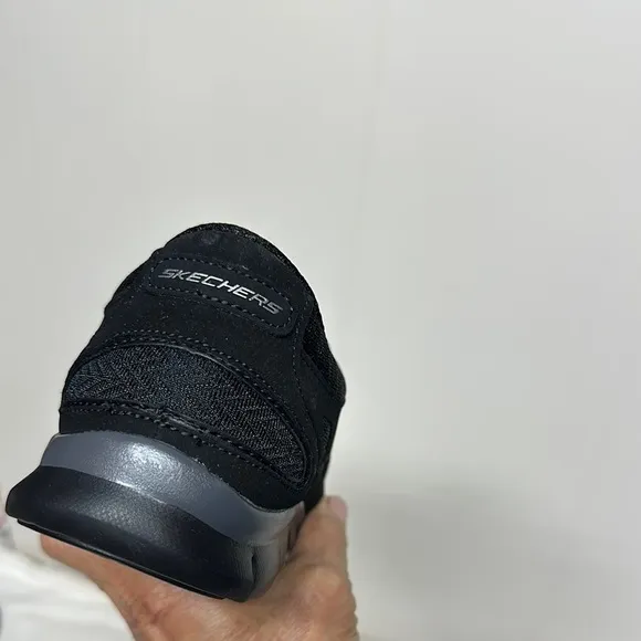 Skechers Black Sneakers Breathable Mesh Comfort