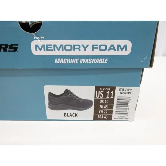 Skechers Black Ultra Flex 2.0 Mesh No Tie Sneakers 11 Men's