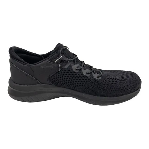 Skechers Black Ultra Flex 2.0 Mesh No Tie Sneakers 8 Men's