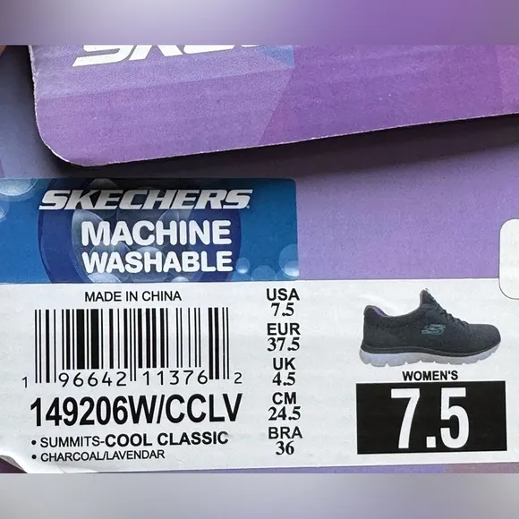 SKECHERS COOL CLASSIC “SUMMITS” SLIP-ON SNEAKERS