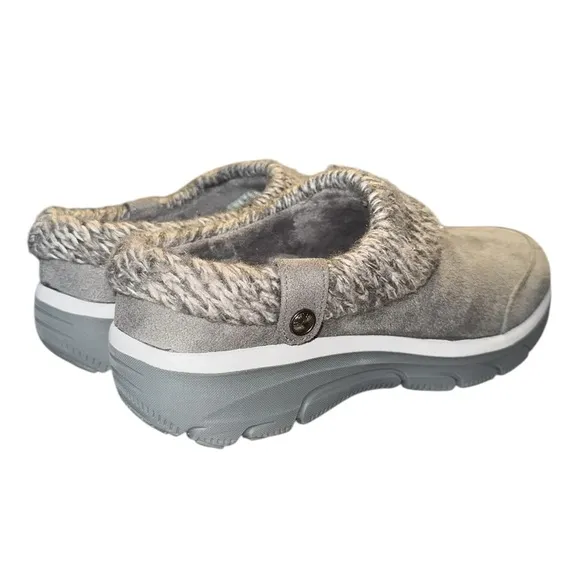 Skechers Easy Going Good Duo Womens Mule Slides Sz 8 Water Repellent Memory Foam