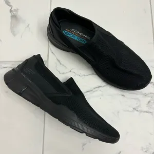 Skechers Men’s 9.5 Slip On Sneakers Equalizer Black Mesh