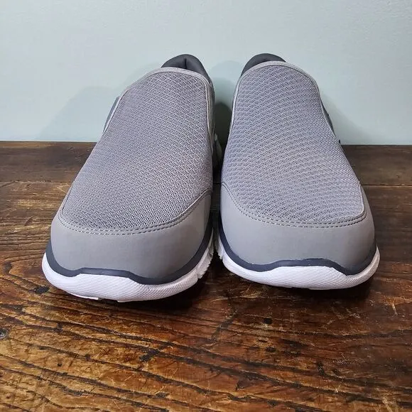 Skechers Men's Equalizer 5.0 Slip-On Walking Gray Sneaker, 51361 Size 11.5