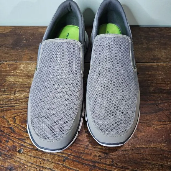 Skechers Men's Equalizer 5.0 Slip-On Walking Gray Sneaker, 51361 Size 11.5