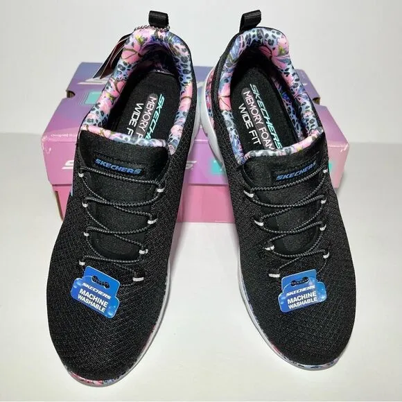 Skechers Party Mix Summits Vegan Washable Bungee Sneakers