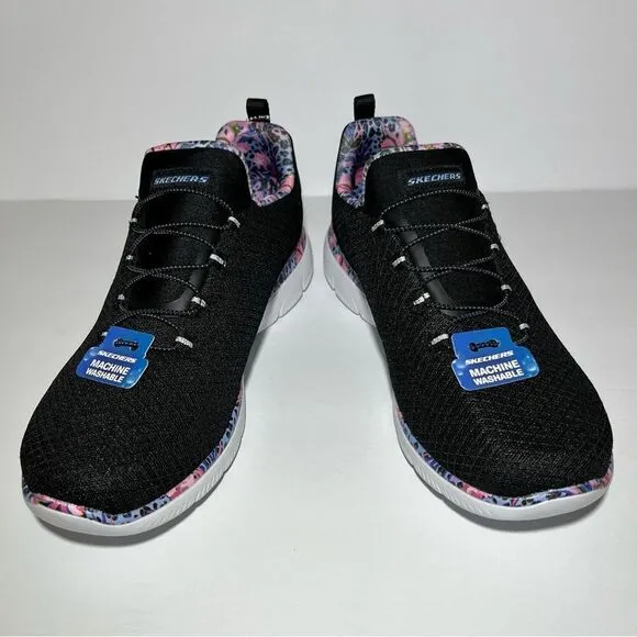 Skechers Party Mix Summits Vegan Washable Bungee Sneakers