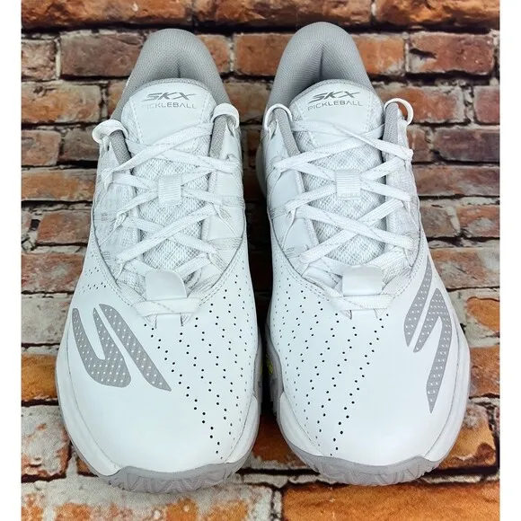 Skechers Viper Court Rally Shoes Mens 8.5 Pickleball Tennis White No Insoles