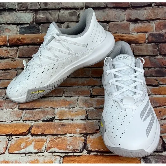 Skechers Viper Court Rally Shoes Mens 8.5 Pickleball Tennis White No Insoles