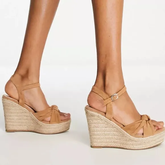 SOLUDOS • Charlotte Espadrilles Heels Wedges Shoes Sandals Includes Box
