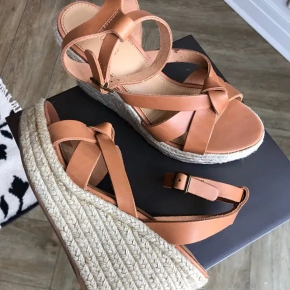 SOLUDOS • Charlotte Espadrilles Heels Wedges Shoes Sandals Includes Box